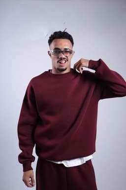 SWEET SHIRT BURGUNDY thumbnail 2